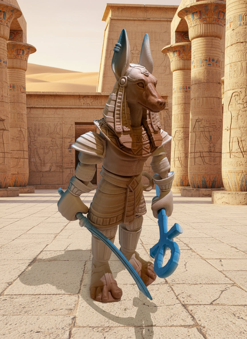 Anubis Guardian of the Afterlife – Custom 3D Printed Mythology Figure