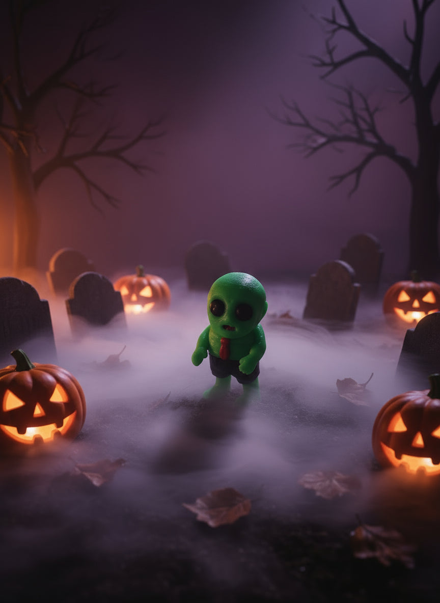 Mini Articulating Zombie – 3D Printed PLA Figurine by Zou3D