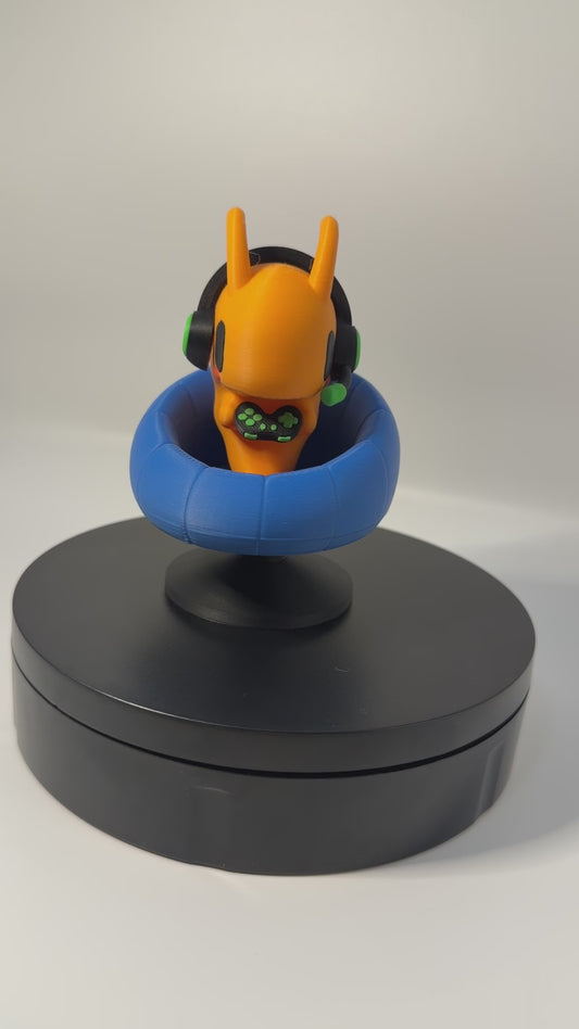 Gamer Shrimp Figurine